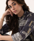 2 Piece - Printed Lycra Lawn Suit