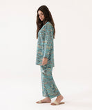 2 Piece - Printed Lycra Lawn Suit