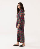 2 Piece - Printed Lycra Lawn Suit