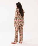 2 Piece - Printed Lycra Lawn Suit