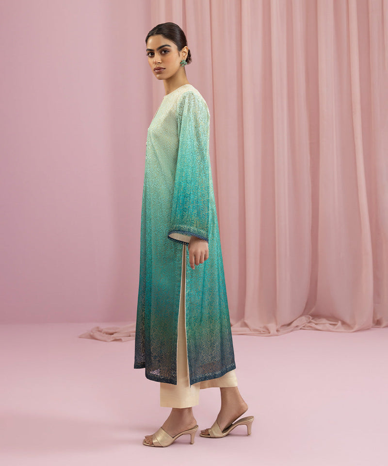 2 Piece - Embroidered Masoori Net Suit