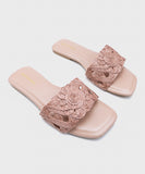 Pink Jute Flats