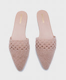 Pink Jute Mules