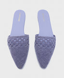 Lilac Jute Mules