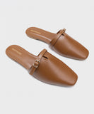 Square-Toe Mules