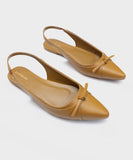 Mustard Pointed-Toe Slingback