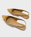 Mustard Pointed-Toe Slingback
