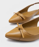 Mustard Pointed-Toe Slingback