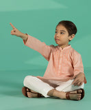 Embroidered Dobby Kurta