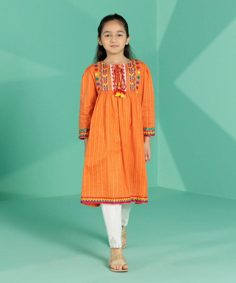 Embroidered Cambric Shirt