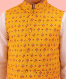 Printed Cotton Waistcoat