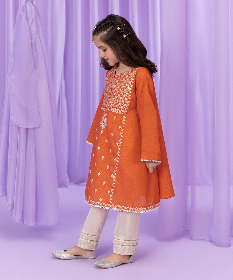 Embroidered Zari Lawn Shirt