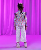 Printed Glitter Top
