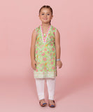 Embroidered Dobby Kurta