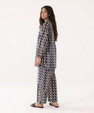 2 Piece - Printed Lycra Lawn Suit