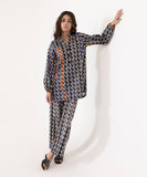 2 Piece - Printed Lycra Lawn Suit