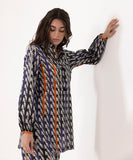 2 Piece - Printed Lycra Lawn Suit