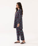 2 Piece - Printed Lycra Lawn Suit