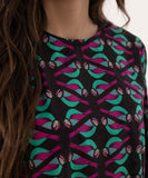 2 Piece - Printed Lycra Lawn Suit