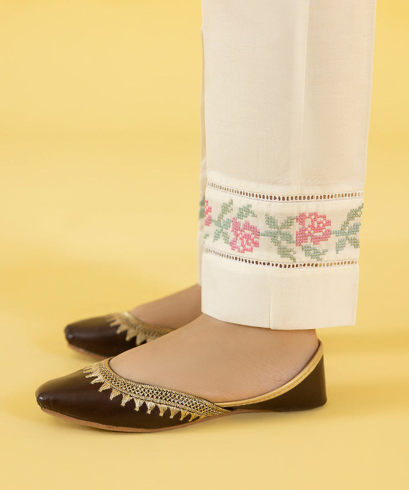 Cambric Straight Pants