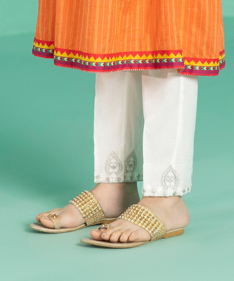 Cambric Straight Pants