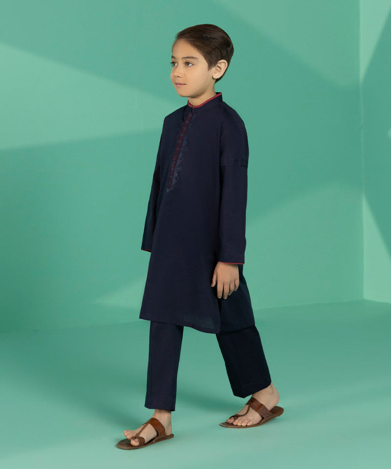 Embroidered Cambric Suit