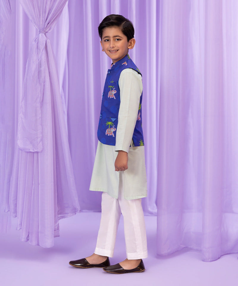 Printed Cambric Waistcoat