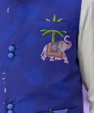 Printed Cambric Waistcoat