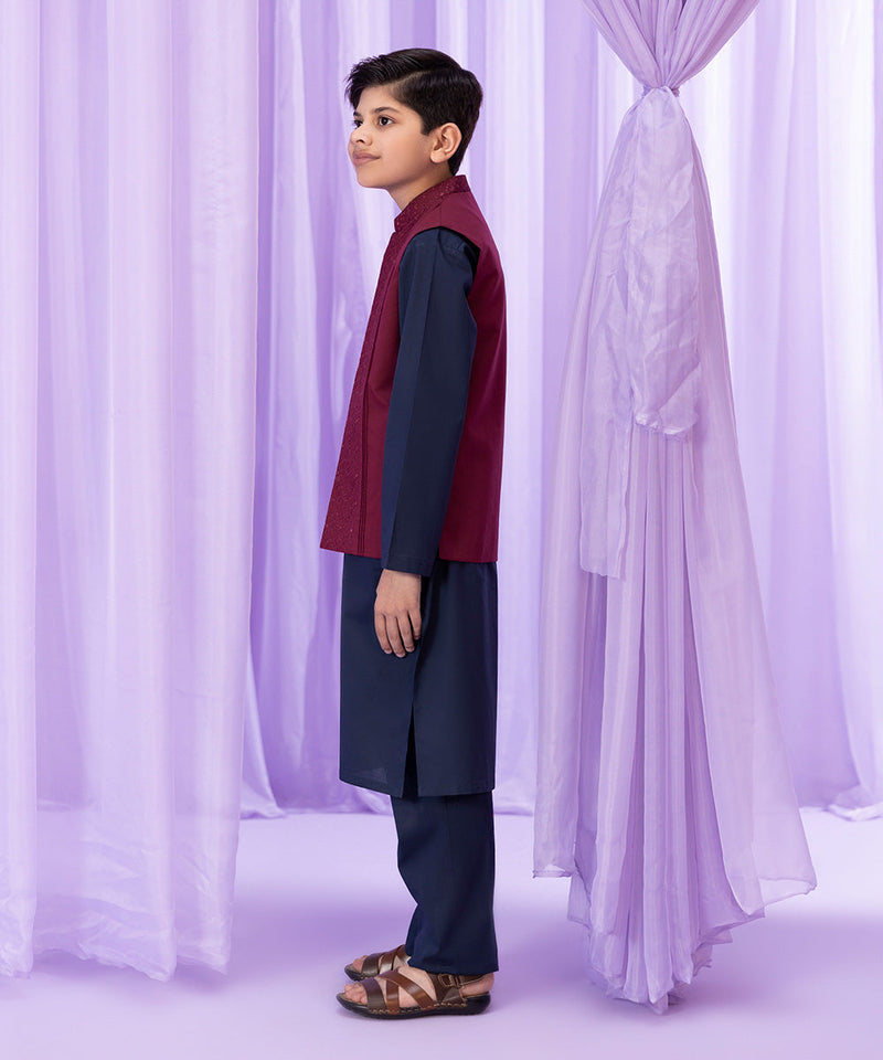 3 Piece - Embroidered Cambric Suit