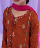 3 Piece - Embroidered Jacquard Suit