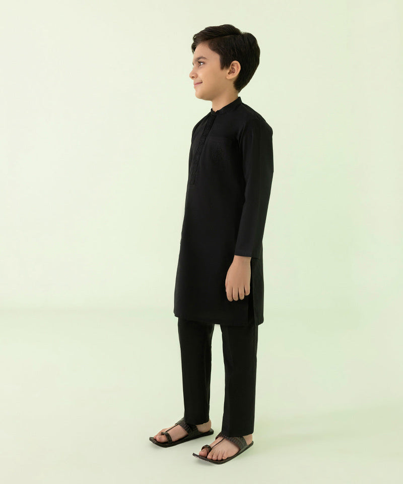 Embroidered Cambric Suit