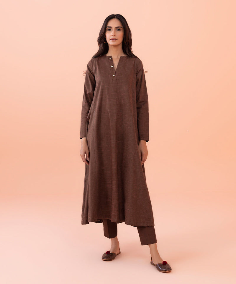 2 Piece - Solid Cotton Suit