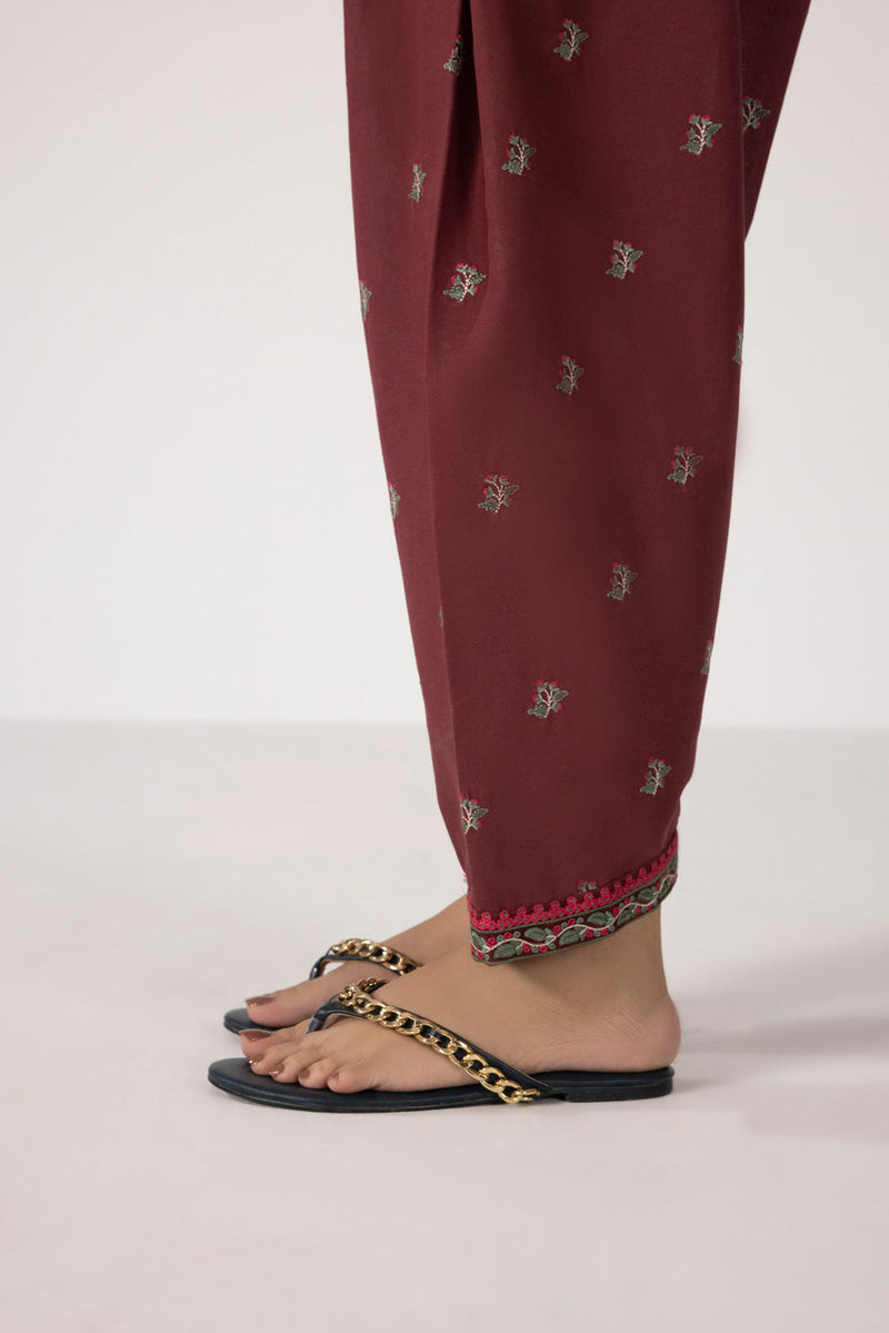 Embroidered Recycled Cotton Shalwar