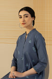 Embroidered Recycled Cotton Shirt