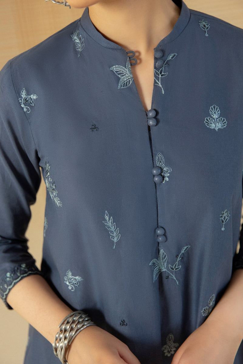 Embroidered Recycled Cotton Shirt