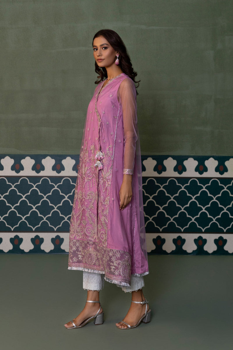 Embroidered Net Shirt