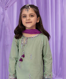 3 Piece - Embroidered Dobby Suit