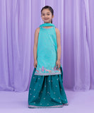 3 Piece - Embroidered Dobby Suit