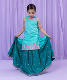 3 Piece - Embroidered Dobby Suit