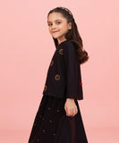 2 Piece - Embroidered Cambric Lehanga Choli