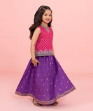 2 Piece - Embroidered Dobby Lehanga Choli