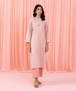 2 Piece - Solid Cotton Suit