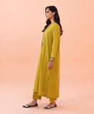 2 Piece - Embroidered Cotton Suit