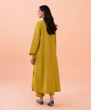 2 Piece - Embroidered Cotton Suit