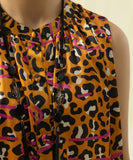 2 Piece - Printed Silk Suit