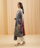 2 Piece - Printed Silk Suit