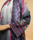 2 Piece - Printed Silk Suit