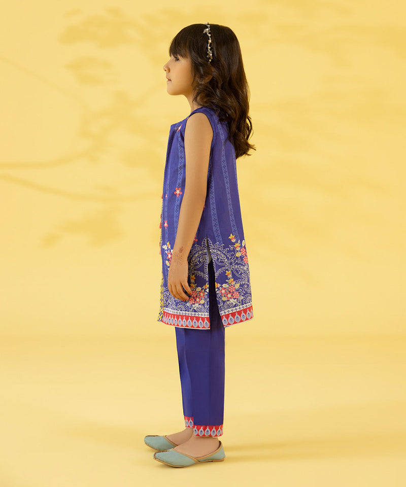 2 Piece - Printed Dobby Suit