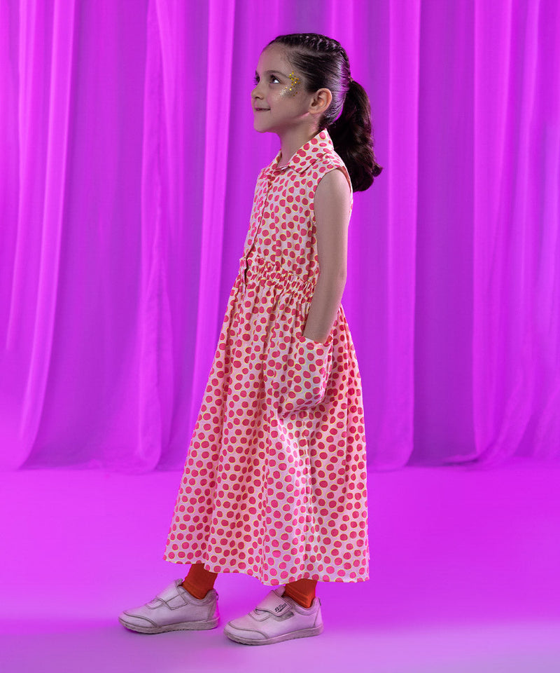 Printed Fluorescent Dress