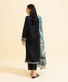 2 Piece - Embroidered Cotton Satin Suit